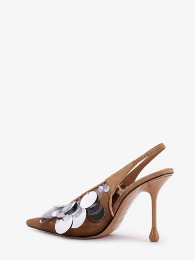Jimmy Choo Women Isa 95 Mesh And Sequins Slingback Dã©colletã©