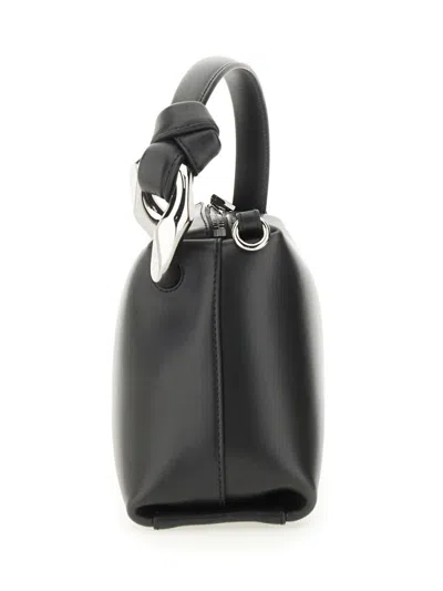 Jw Anderson Shoulder Bag With Adjustable Strap And Metal Hardware In Black