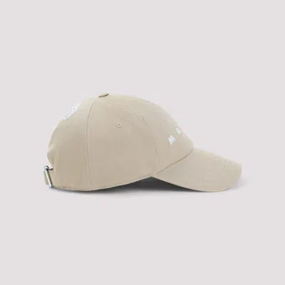 Marni Graphic Embroidered Cotton Canvas Hat