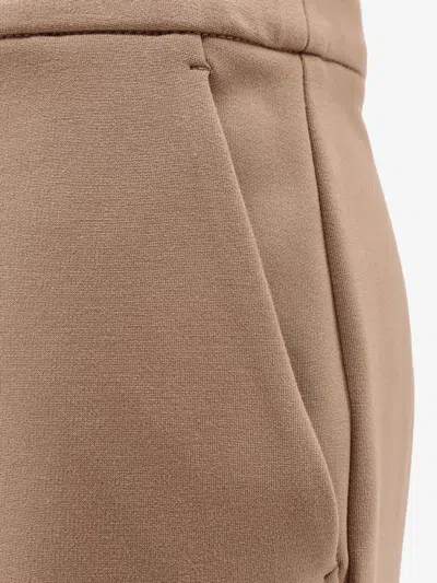 Max Mara Women Pegno Viscose Blend Trousers In Brown