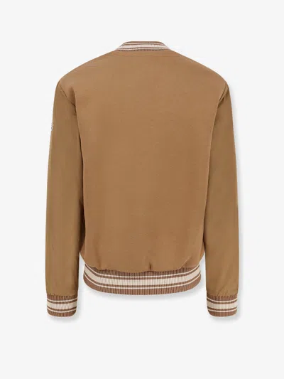 Moncler Vennes Reversible Down Bomber Jacket In Brown