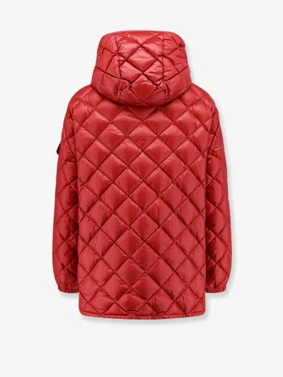 Moncler Women Recycled Nylon Down Jacket In Red