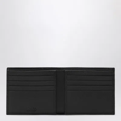 Prada Black Saffiano Horizontal Wallet Men