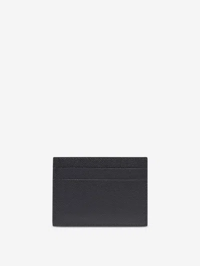 Balenciaga Leather Logo Wallet In Black