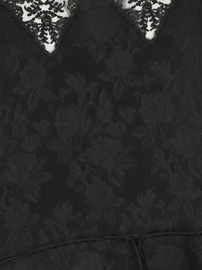 Chloé Silk Top In Black