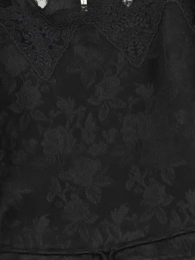 Chloé Silk Top In Black