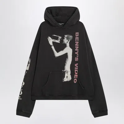 Enfants Riches Deprimes Dark Grey Hoodie With Print In Gray