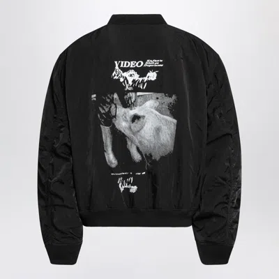 Enfants Riches Deprimes Enfants Video Bomber Jacket With Zip In Black In Black