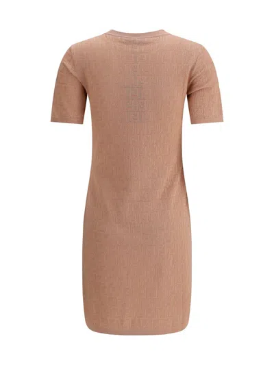 Fendi Women Ff Pattern Midi Dress In Multi
