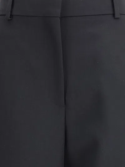 Givenchy Wool Cocoon Trousers In Black
