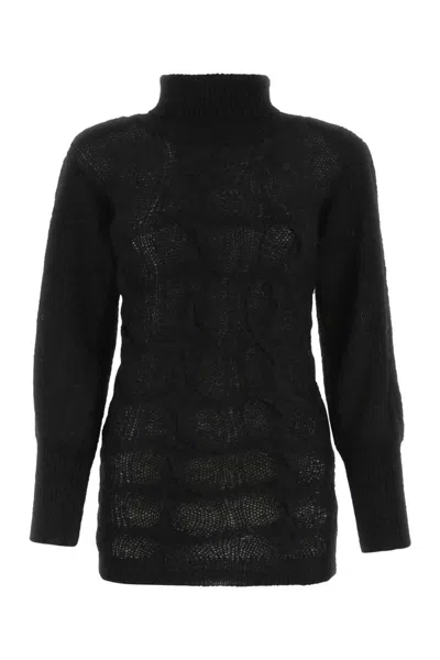 Greta Boldini Astro Cable-knit Roll-neck Dress