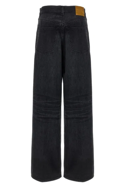 Haikure Denim Wide-leg Jeans In Black