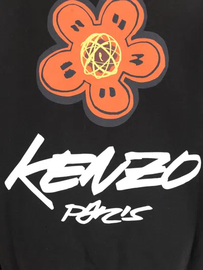 Kenzo Futura Oversize Cocoon Sweatshirt Sweatshirts Black In Black