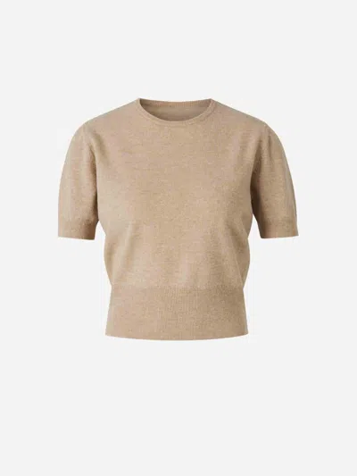 Maison Margiela Crew-neck Virgin Wool Jumper In Neutral