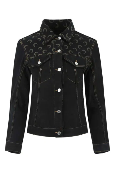 Marine Serre Moon-print Denim Jacket