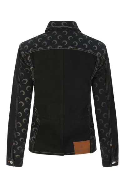 Marine Serre Moon-print Denim Jacket