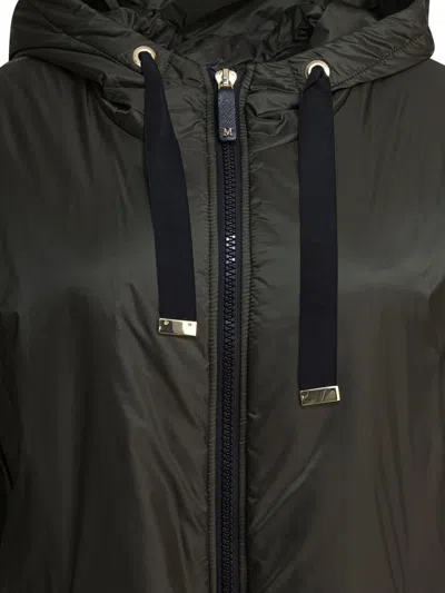 Max Mara The Cube Coats Green In Brown