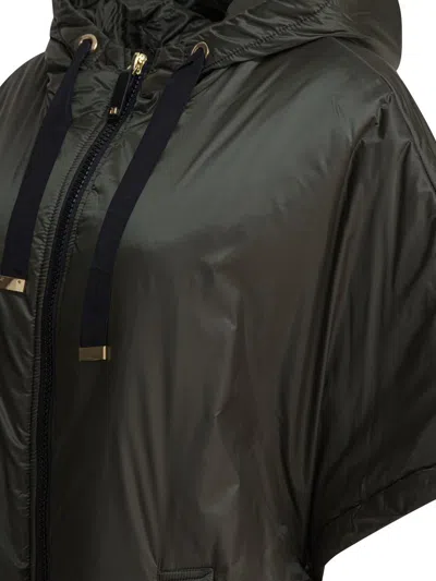 Max Mara The Cube Coats Green In Brown