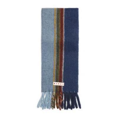 Marni Multicolor Mohair Blend Scarf In Multi
