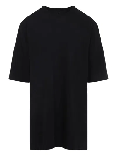 Rick Owens Relaxed Fit Oversized T-shirt With Classic Crew Neckline