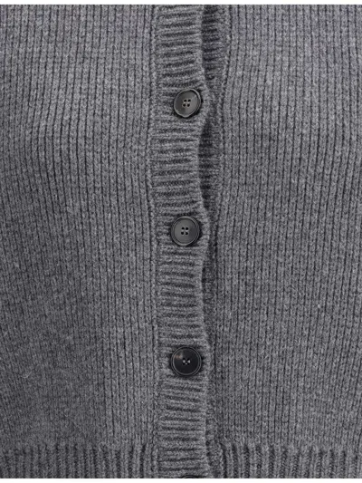 Rohe Wool Cardigan In Gray