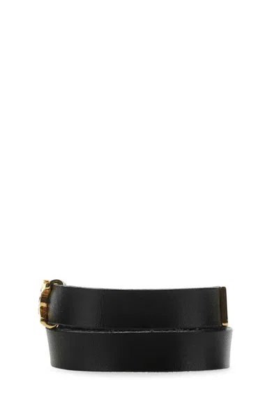 Saint Laurent Bracelets In Black