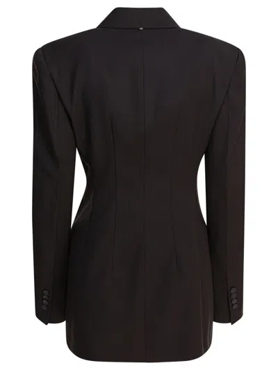Sportmax Adamo Virgin Wool Blazer In Black