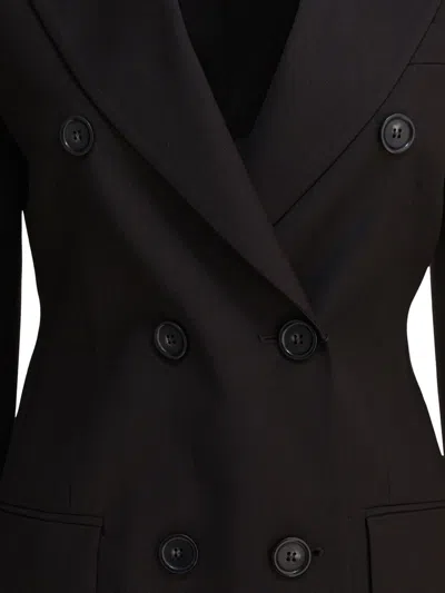 Sportmax Adamo Virgin Wool Blazer In Black
