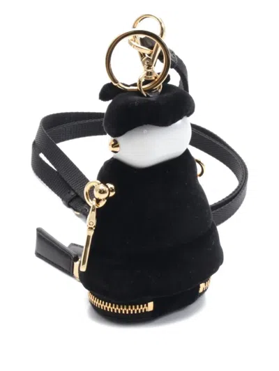 Pre-owned Prada 2020s Robot Velvet Bag Charm
