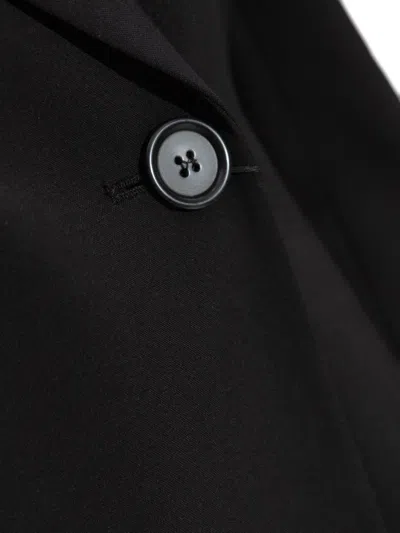 Sportmax Tailored Double-breasted Jackets Button Detailing In Black