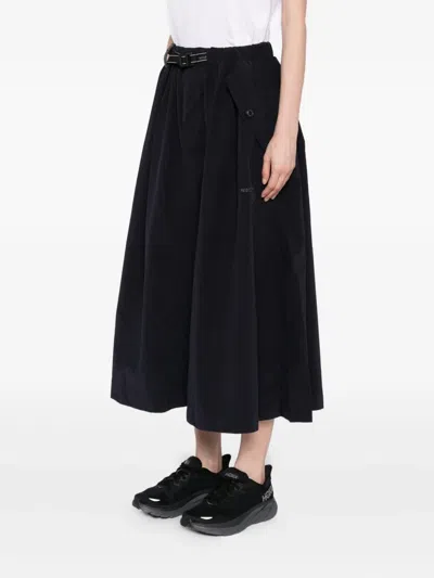 And Wander Cargo Skirt In Black