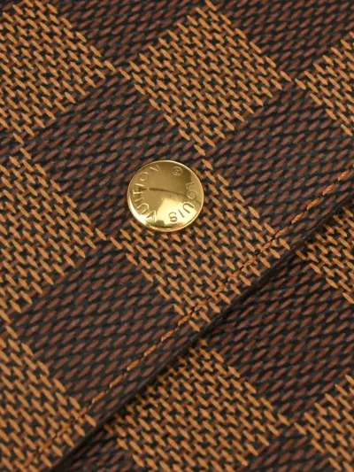 Pre-owned Louis Vuitton 2005 Damier Check Wallet