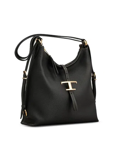 Tod's Leather Shoulder Bags In Black