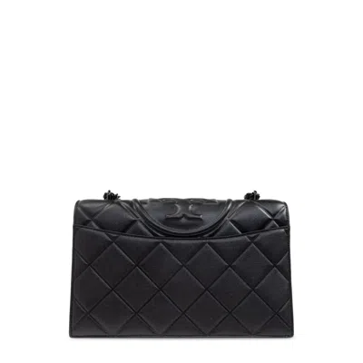 Tory Burch Fleming Polished-grain Convertible Shoulder Bag