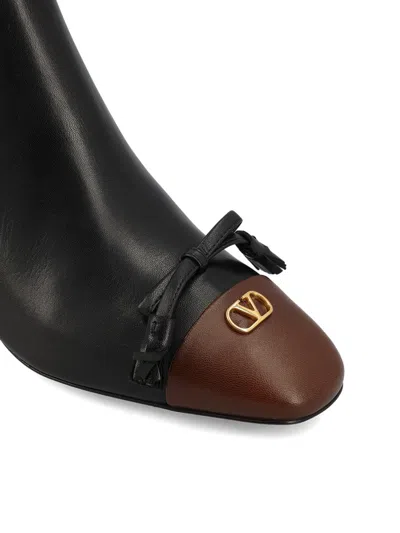 Valentino Valet Du Roi Bootie In Black