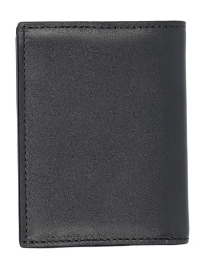 Comme Des Garçons Classic Print Cardholder In Gray