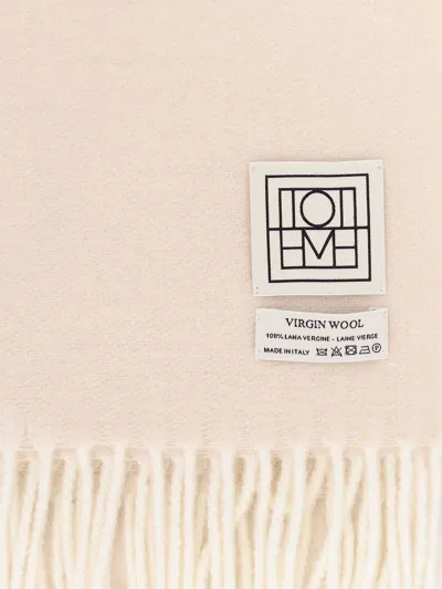 Totême Toteme Women Monogram Virgin Wool Scarf