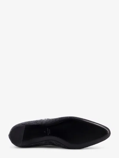 Totême Toteme Women Shearling Edge Wool Ballerinas In Blue