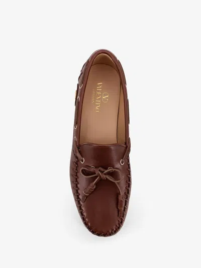 Valentino Garavani Men Palm Avenue Leather Loafers