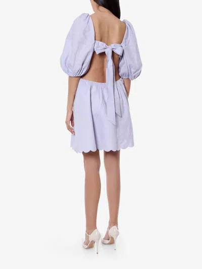Zimmermann Women Linen Dress With Cut-out Detail