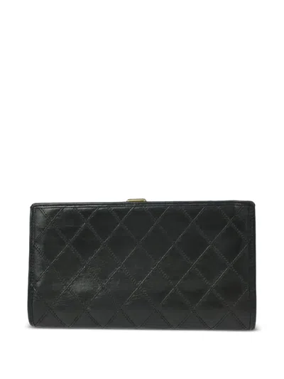 Pre-owned Chanel 1992 Bicolore Long Wallet