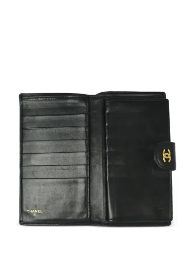 Pre-owned Chanel 1992 Bicolore Long Wallet