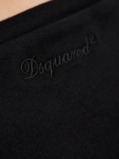 Dsquared2 Crew Neck T-shirt In Black