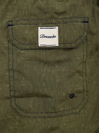 Drumohr Sea Clothing Green In Metallic