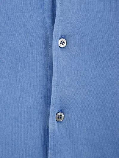 Drumohr Shirts Blue In Blue