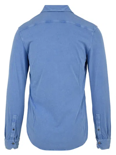 Drumohr Shirts Blue In Blue