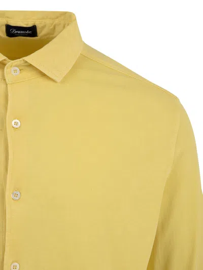 Drumohr Shirts In Yellow