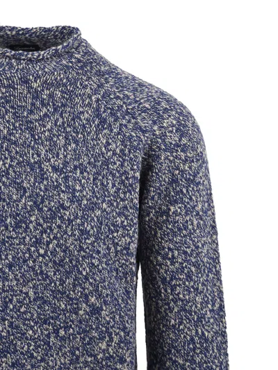 Drumohr Wool Sweater In Blue