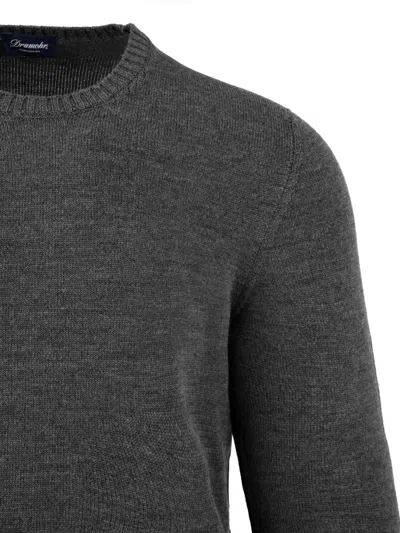 Drumohr Sweaters Anthracite In Gray