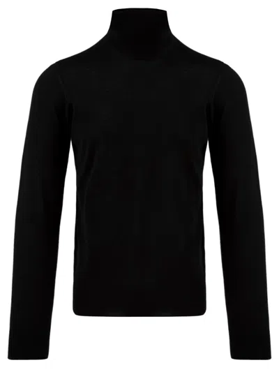 Drumohr Wool Turtleneck Sweater Ribbed Cuffs